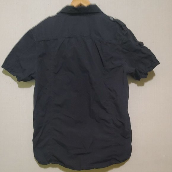 INC International Concepts Short Sleeves Polo Black Large - Picture 2 of 6